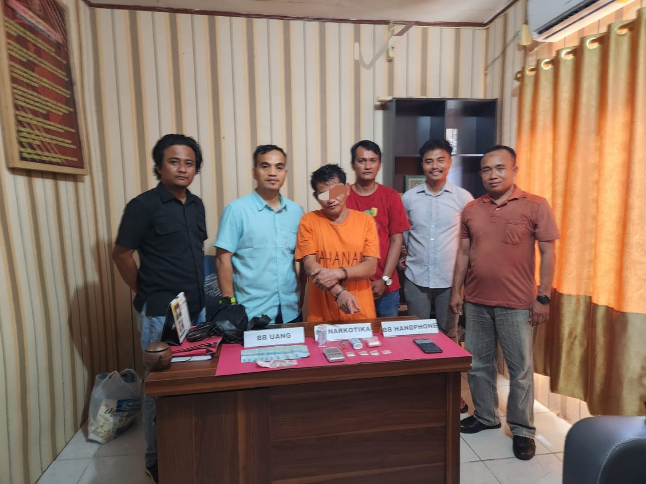 Sering Melakukan Transaksi Narkoba, Warga Desa Simalinyang Ditangkap Polsek Kampar Kiri Hilir